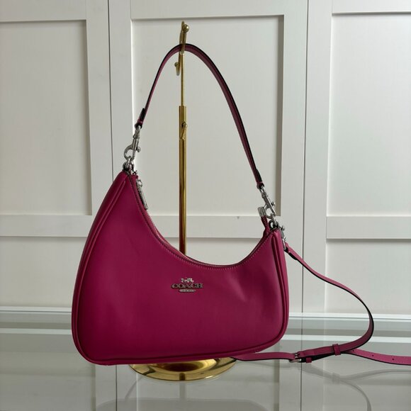 Coach Handbags - Coach Maroon Hobo Bag A Blend of Retro Charm and Modern Functionality